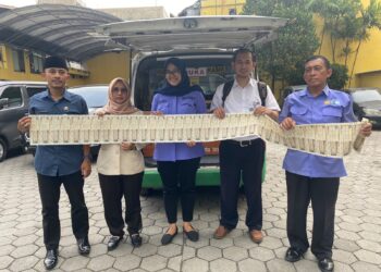 Tim Pembina Samsat Surabaya Utara Melaksanakan Giat “Jempol” di PT Maspion I Kembang Jempun Surabaya