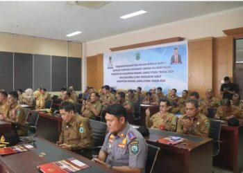 Pemkab Paluta Selenggarakan Penandatanganan Perjanjian Kinerja Organisasi Perangkat Daerah dan Coaching Clinic Penguatan Sakip