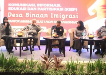Kantor Imigrasi Non TPI Tangerang Menggelar Kegiatan KIEP Desa Binaan Untuk Pencegahan Tindak Pidana Perdagangan Orang