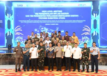 Bupati Samosir Hadiri Rapat Koordinasi Provinsi Tim Pengendalian Inflasi Daerah (TPID) dan Tim Percepatan Perluasan Digitalisasi Daerah (TP2DD) Provinsi Sumatera Utara
