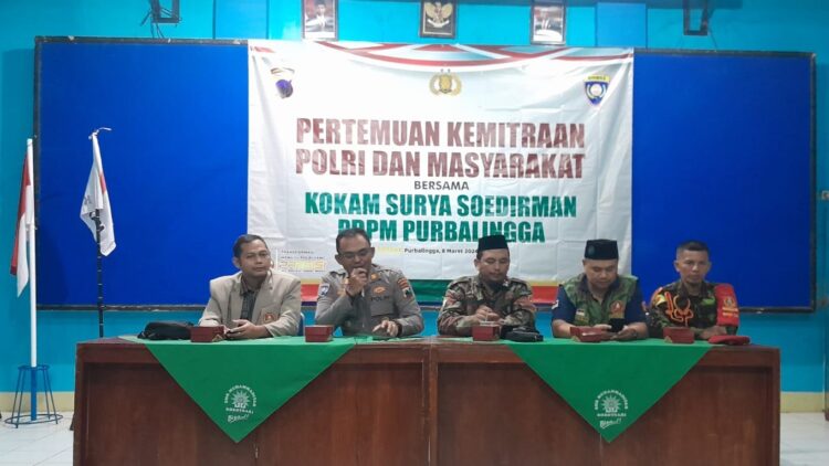 Satbinmas Polres Purbalingga Gelar Pertemuan Kemitraan dengan KOKAM Surya Soedirman