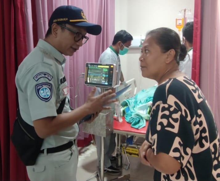 Jasa Raharja Pastikan Keterjaminan Korban Laka Bus vs Truck dan Motor di SIngosari