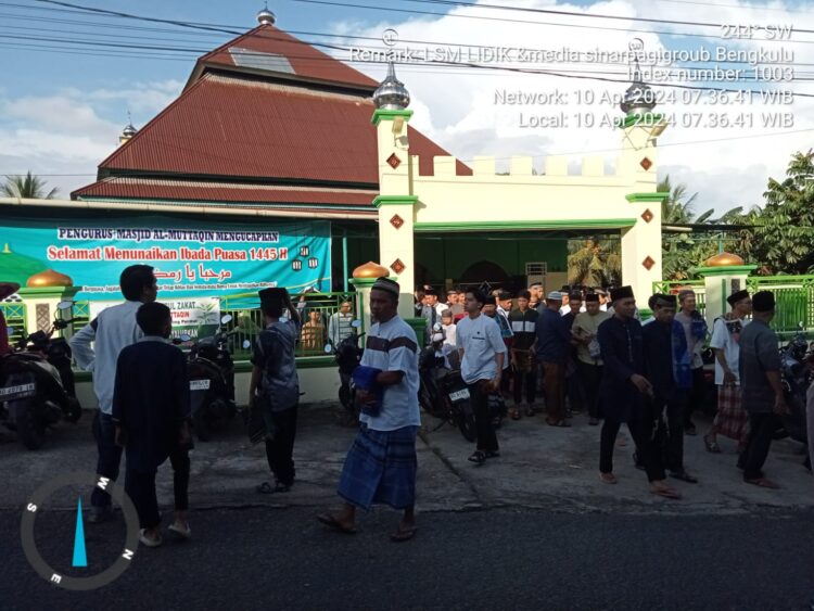 Shalat Idul Fitri di Kelurahan Pekan Sabtu RW 05 Bertempat di Masjid Al Muttaqin Khatib Ustadz Drs Nanang Juanda, Pentingnya nya Bertaqwa Kepada Allah SWT