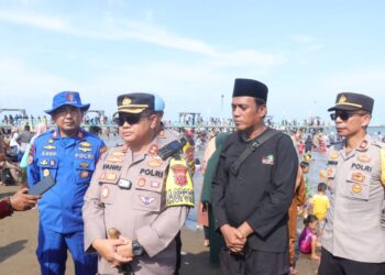 Kapolres Indramayu Monitoring Obyek Wisata, Pastikan Keselamatan Wisatawan Terjamin