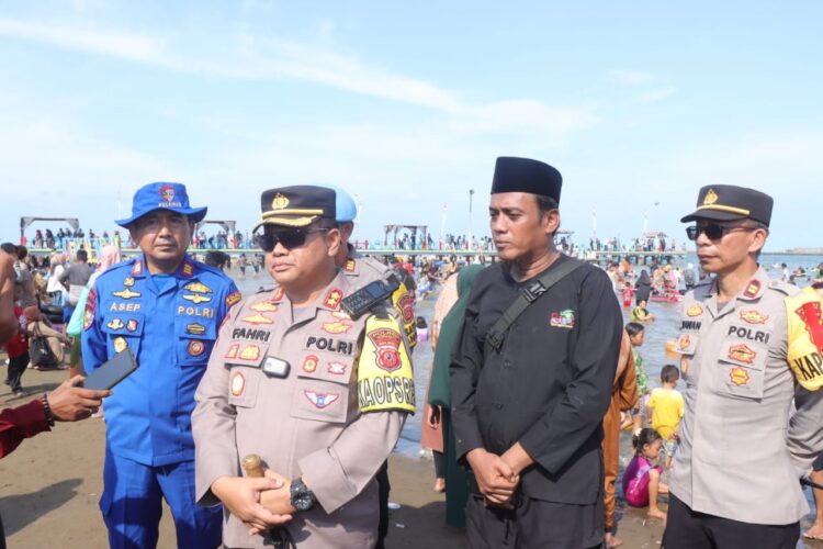 Kapolres Indramayu Monitoring Obyek Wisata, Pastikan Keselamatan Wisatawan Terjamin