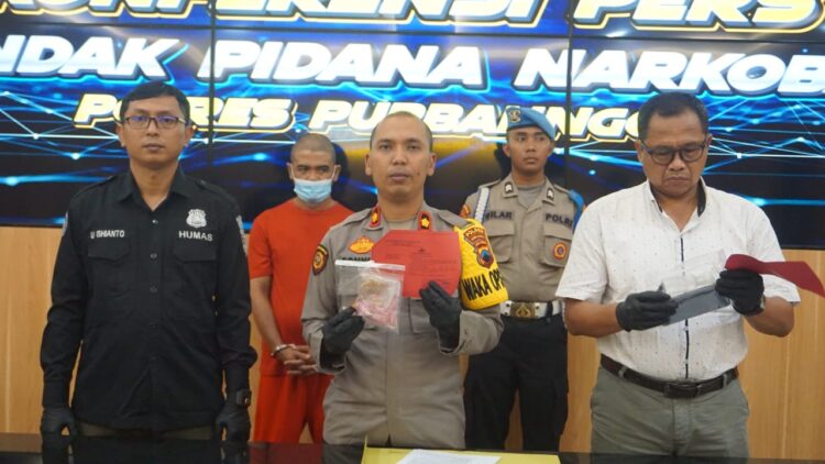 Satresnarkoba Polres Purbalingga Ringkus Kurir Narkotika, 33,24 Gram Sabu Diamankan