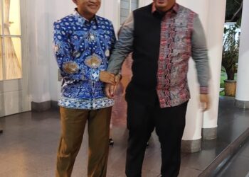 Bupati Samosir Silaturahmi dengan Pj. Gubernur Sumatera Utara dalam Rangka Hari Raya Idul Fitri 1445 H