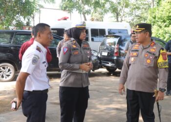 Kesiapan Mudik 2024, Polres Indramayu Gelar Ramp Check Untuk Angkutan Lebaran