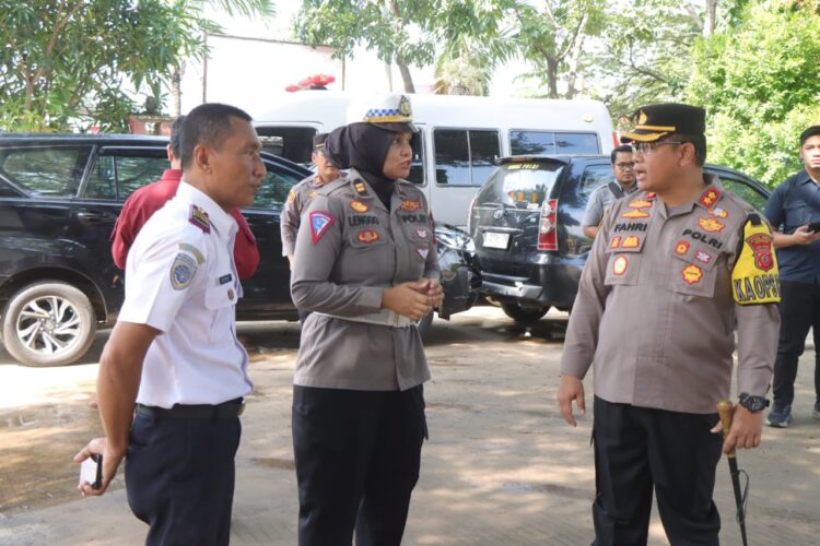 Kesiapan Mudik 2024, Polres Indramayu Gelar Ramp Check Untuk Angkutan Lebaran