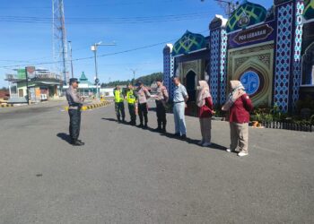 Jasa Raharja Madiun Layani Pemudik di Pos Pelayanan Cemoro Sewu Magetan