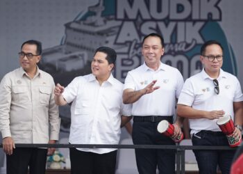 Erick Thohir Berangkatkan Hampir 100 Ribu Peserta Mudik Gratis BUMN