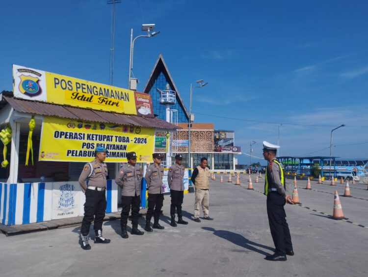 Pos Operasi Ketupat Toba 2024 Polres Samosir dan Daerah Rawan Macat, Longsor di wilayah Kab.Samosir