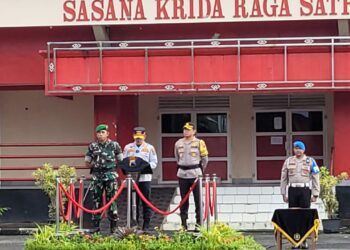 Pj Bupati Banyumas Pimpin Apel Gelar Pasukan Operasi Ketupat tahun 2024