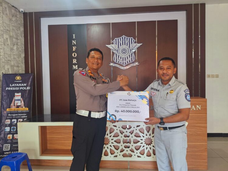 Jasa Raharja Hibahkan Pos Pelayanan Lebaran 2024 Cemoro Sewu Magetan untuk Layani Pemudik dan Monitoring Lalu Lintas