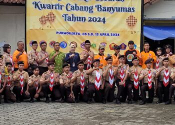 Kwarcab Banyumas Dirikan 16 Posko Aksi Pramuka Peduli, Siagakan 640 Anggota