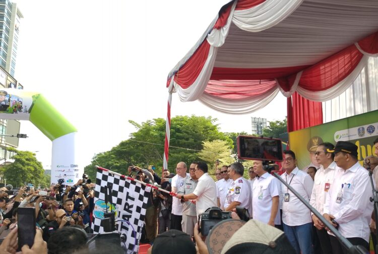 Jasa Raharja Jatim Dan Dinas Perhubungan Provinsi Jatim Memberangkatkan Pemudik Pada Program Mudik Bareng Gratis Bagi Masyarakat Jawa Timur