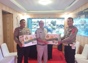 Dukungan Jasa Raharja Dalam Posko PAM Labaran 2024  di Kabupaten Kediri