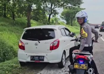 Kasat Lantas Polres Indramayu Ingatkan Pemudik: Hindari Berhenti di Bahujalan Tol Cipali