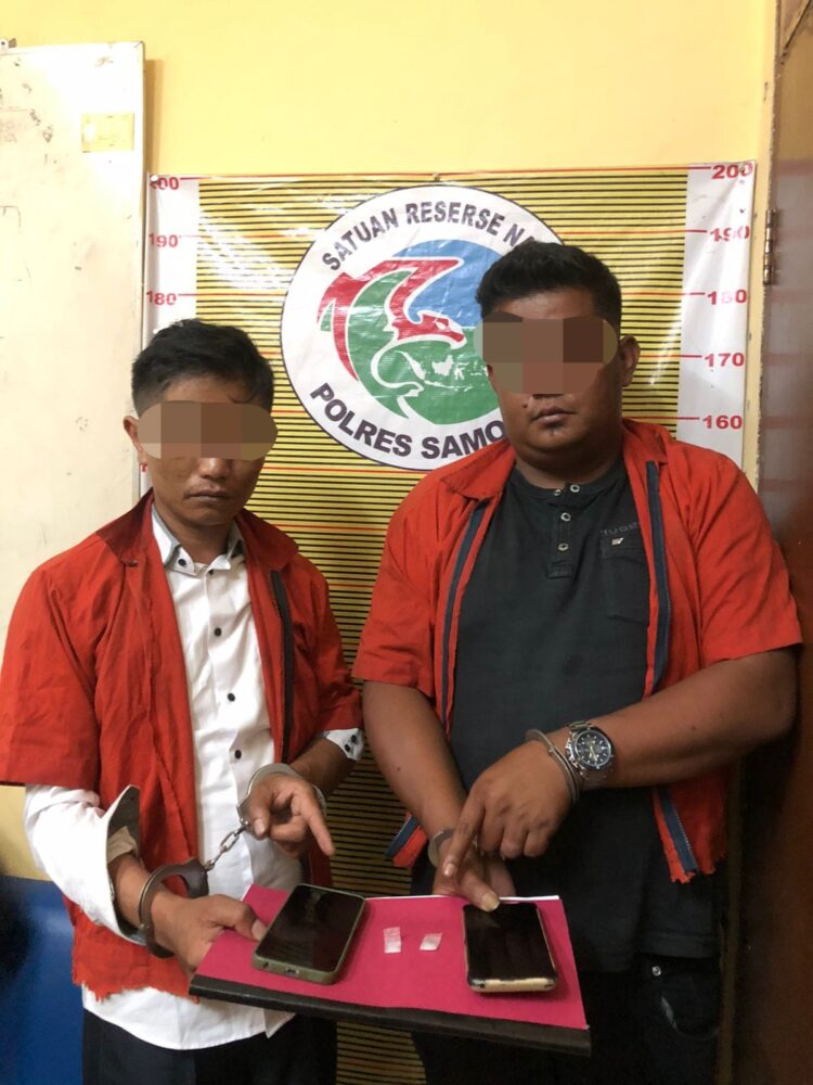 Satuan Narkoba Polres Samosir Berhasil Mengungkap Kasus Kepemilikan Sabu dari Dua Lokasi Berbeda