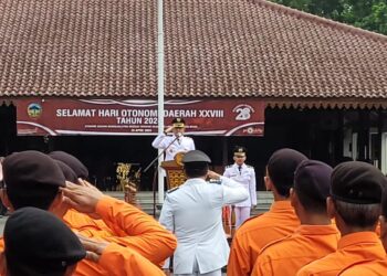 Upacara Peringatan Hari Otonomi Daerah ke-XXVIII, Ini Pesan Pj Bupati Hanung