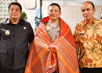 Kunker ke  Samosir, Bupati Samosir dan Wabub Sambut Kehadiran Kapoldasu