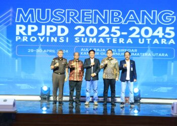 Bupati Samosir Hadiri Musrenbang RPJPD 2025 – 2045 Sumut