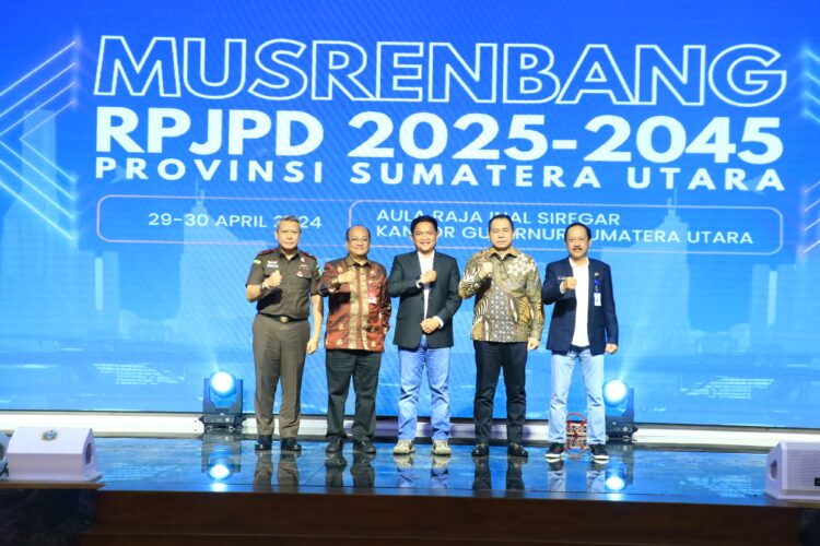 Bupati Samosir Hadiri Musrenbang RPJPD 2025 – 2045 Sumut