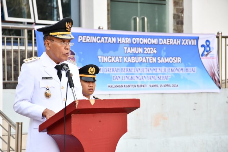 Pemkab Samosir Peringati Hari OTDA XXVIII Tahun 2024