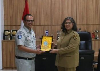 Tingkatkan Sinergitas, Kepala Jasa Raharja dan Pembina Samsat Lakukan Audiensi Bersama PJ Walikota Kediri.