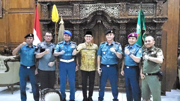 Pj Bupati Banyumas Terima Kunjungan Kehormatan Danlanal Cilacap