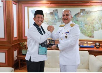 Wali Kota Jakut Terima Kunjungan Commander of the Turkish Northern Sea Area Command