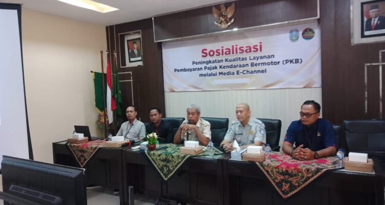 Jasa Raharja & UPTPPD Samsat Pamekasan Selenggarakan Sosialisasi Peningkatan Kualitas Layanan Pembayaran Pajak Kendaraan Bermotor (PKB) Melalui Media E-Channel
