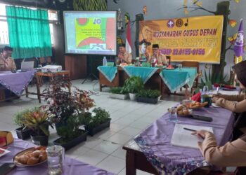 Pangkalan SDN Ajibarang Wetan Gelar Musyawarah Gugus Depan