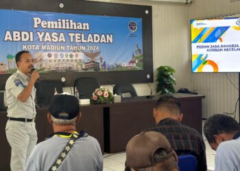 Dukung Keselamatan Transportasi, Jasa Raharja Madiun Jadi Narasumber dalam Pemilihan Abdi Yasa Teladan Kota Madiun