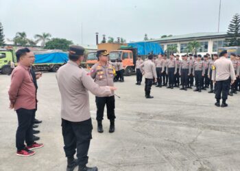 Kapolres Indramayu Pimpin Langsung Peringatan May Day 2024 Yang Dilakukan Para Buruh