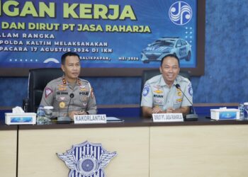 Sukseskan HUT ke-79 RI di IKN 17 Agustus Mendatang, Jasa Raharja dan Korlantas Polri Sinergi Wujudkan Kamseltibcarlantas dan Zero Accident