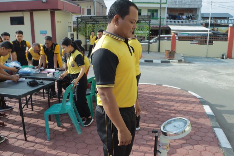 Test Kesamaptaan Jasmani : Polres Samosir Siapkan Fisik  Yang Prima Dalam Melaksanakan Tugas
