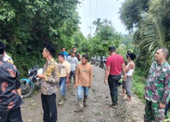 Mesyarakat Nagari Koto Sani Minta Pemkab Solok Bangun Penahan Longsor Pada Titik Rawan Longsor