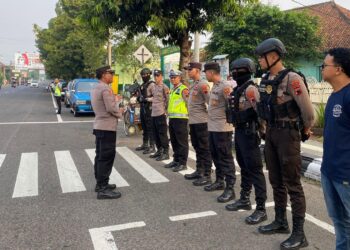 Polres Purbalingga Terjunkan Personel Amankan Ibadah Kenaikan Yesus Kristus