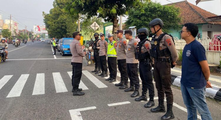 Polres Purbalingga Terjunkan Personel Amankan Ibadah Kenaikan Yesus Kristus