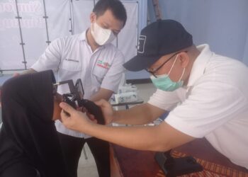 Cegah Kebutaan Permanen, Sedulur Ledug Gandeng RSKM Gelar Skrining Katarak