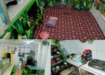 Warung Nasi AQUEENA Yang Berlokasi di Bojong Kulur di Bobol Maling Jum’at Dini Hari, Diharapkan Kapolsek Gunung Putri Menangkap Pelaku