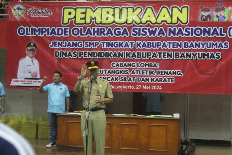 Ratusan Atlet Pelajar SMP Banyumas Mengikuti O2SN