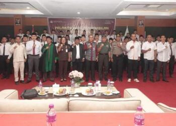 KPU Padang Lawas Utara Menggelar Pelantikan dan Pengambilan Sumpah Janji Anggota Panitia Pemilihan Kecamatan (PPK)