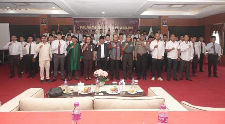 KPU Padang Lawas Utara Menggelar Pelantikan dan Pengambilan Sumpah Janji Anggota Panitia Pemilihan Kecamatan (PPK)