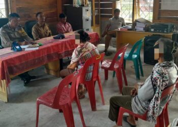 Sat Binmas Polres Samosir Mediasi Saudari Kandung Terkait Sengketa Mengusahai Lahan