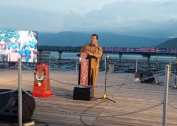 Bupati Samosir Hadiri Peluncuran Tahapan Pemilihan Bupati dan Wabub 2024 Oleh KPU Samosir