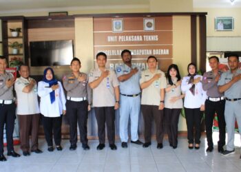 Persiapan Acara Zona Integritas Samsat Banyuwangi Benculuk di UPTD Banyuwangi