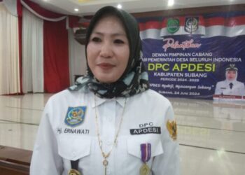 Hj.Ernawati Resmi Dilantik Menjadi Ketua DPC APDESI Kab Subang Priode 2024 – 2029