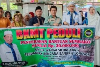 Apresiasi Kepada BKMT Sumbar, Terus Menyalurkan Bantuan Peduli Bencana Kepada Masyarakat Sumbar Teerkena Musibah